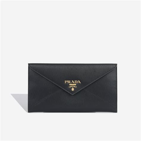 prada wallet nylon|Prada saffiano envelope wallet.